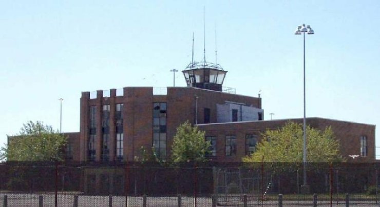 The land-plane terminal at Baltimore Municipal Airport