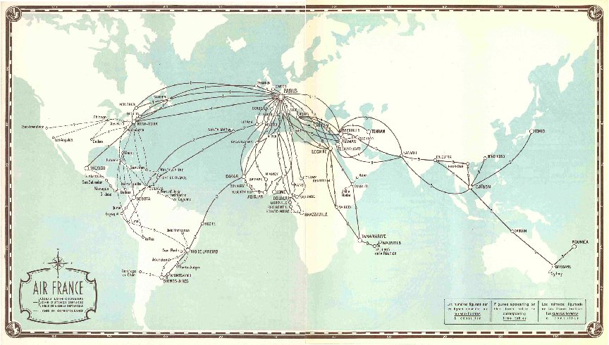 Air France Route Map