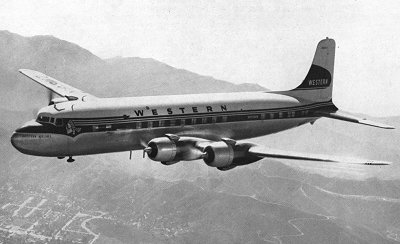 Douglas DC-6B in postwar Western livery