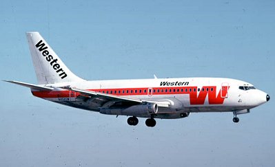 Boeing 737-200 in 1970 'W' livery