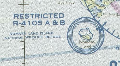 Restricted Airspace depicted on Sectional Chart